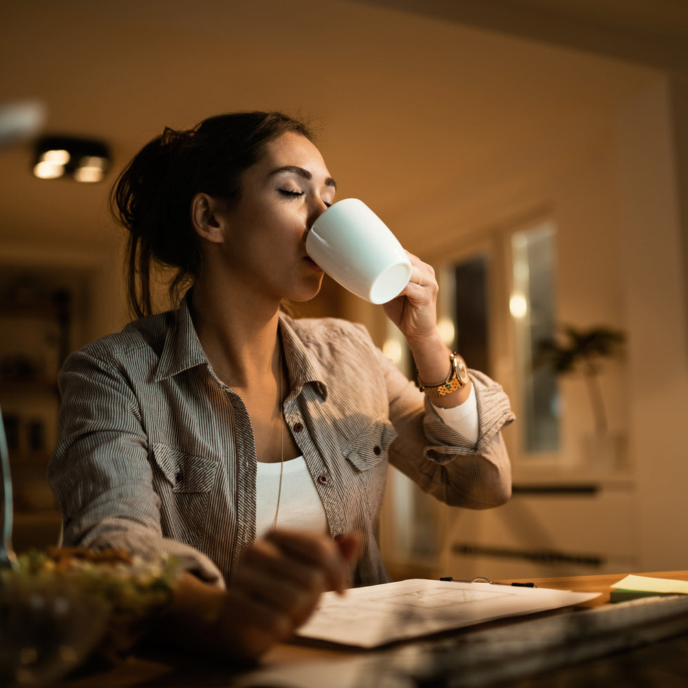 women drinking coffee